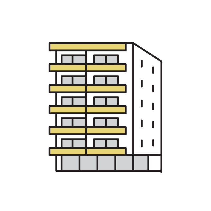 マンションのイラスト