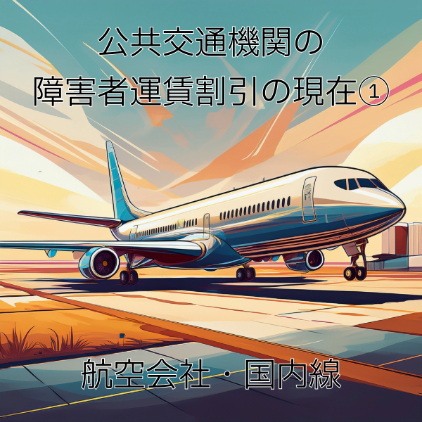 アイキャッチ画像 公共交通機関の障害者運賃割引の現在①―航空会社・国内線