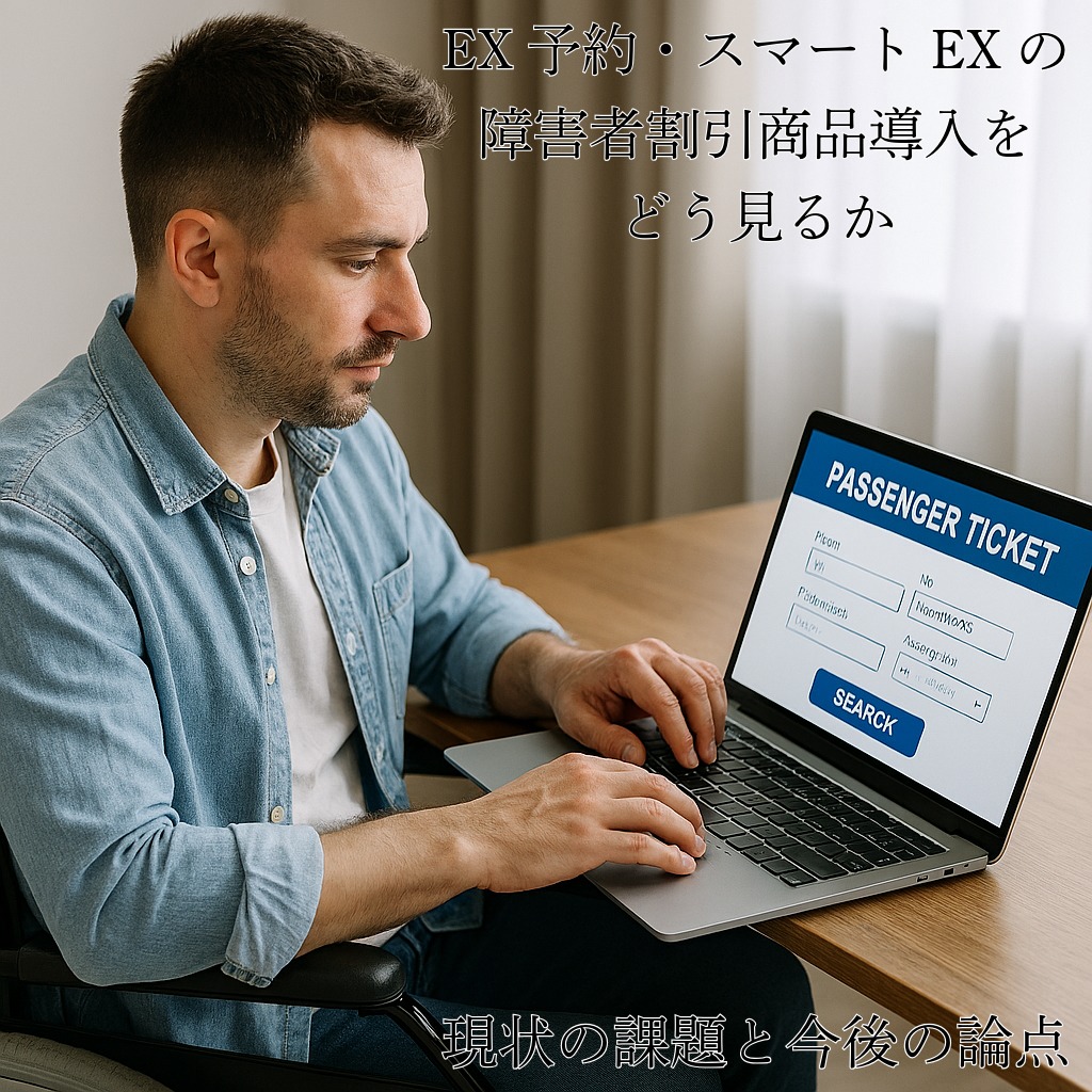 アイキャッチ画像　エクスプレス予約・スマートEXの障害者割引商品導入をどう見るか―現状の課題と今後の論点【2026年秋以降】